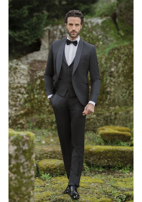 smoking con gilet thomas pina THOMAS PINA | Abiti | COR.26.23.001NERO